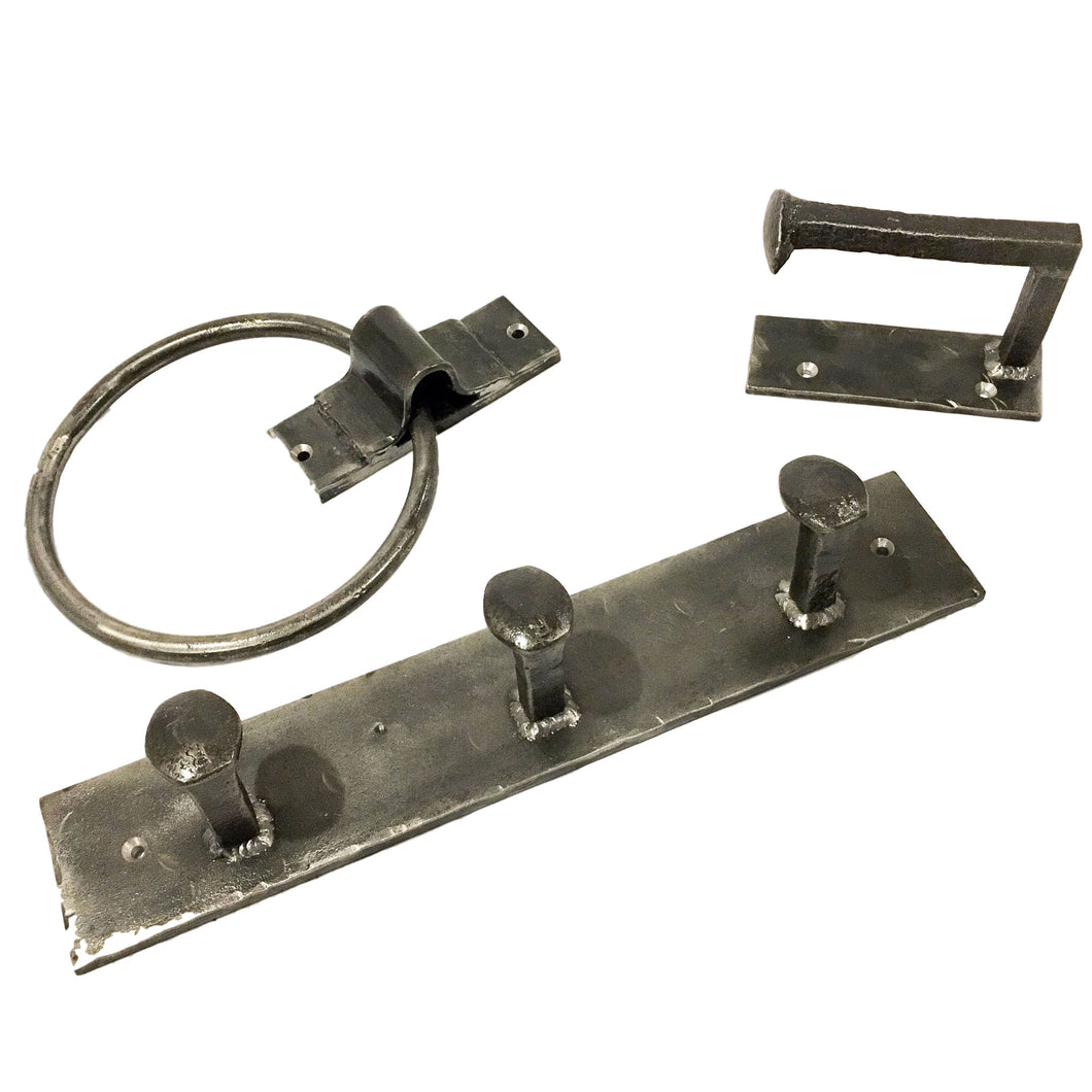 Rustic Metal Bathroom Set - the Nine 4